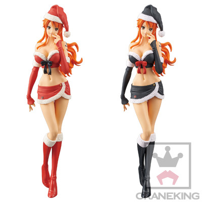 One Piece - Nami - Glitter & Glamours - Christmas Style, Red (Banpresto)