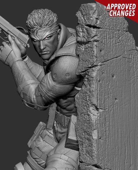 Metal Gear Solid - Solid Snake - 1/4 - Regular Edition (First 4 Figures)