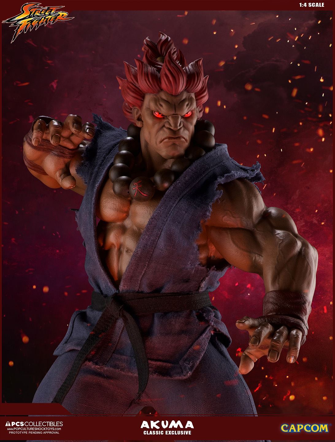 Street Fighter IV - Gouki - Mixed Media - 1/4 - PCS Exclusive, Classic EX (Premium Collectibles Studio) photo 3