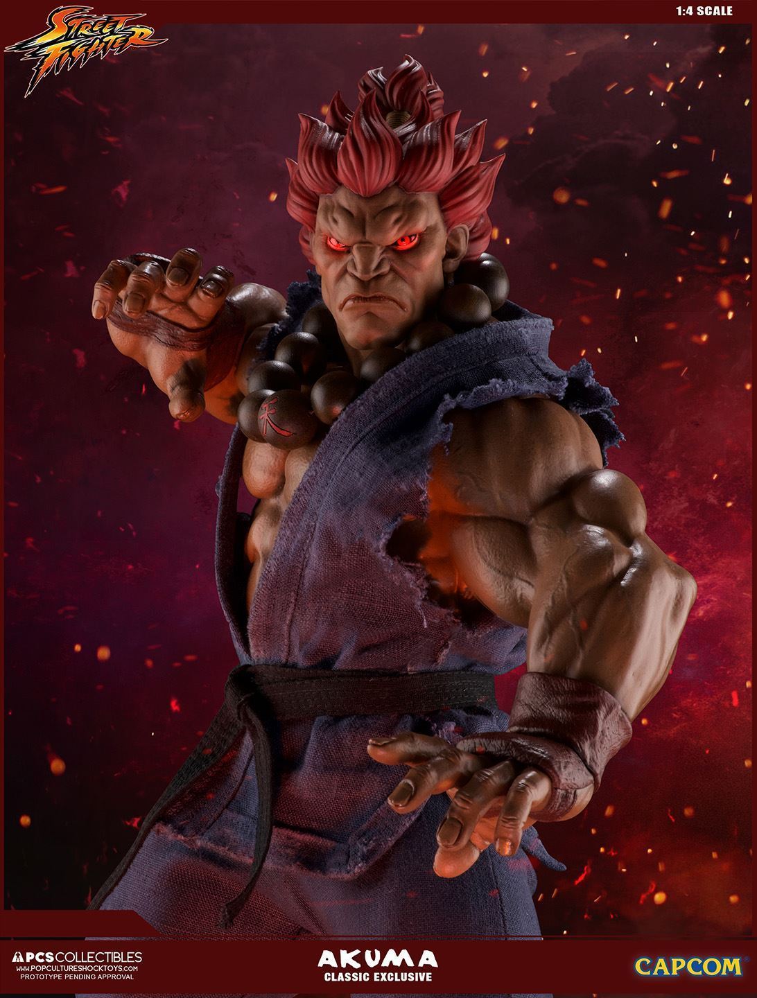 Street Fighter IV - Gouki - Mixed Media - 1/4 - PCS Exclusive, Classic EX (Premium Collectibles Studio) photo 4