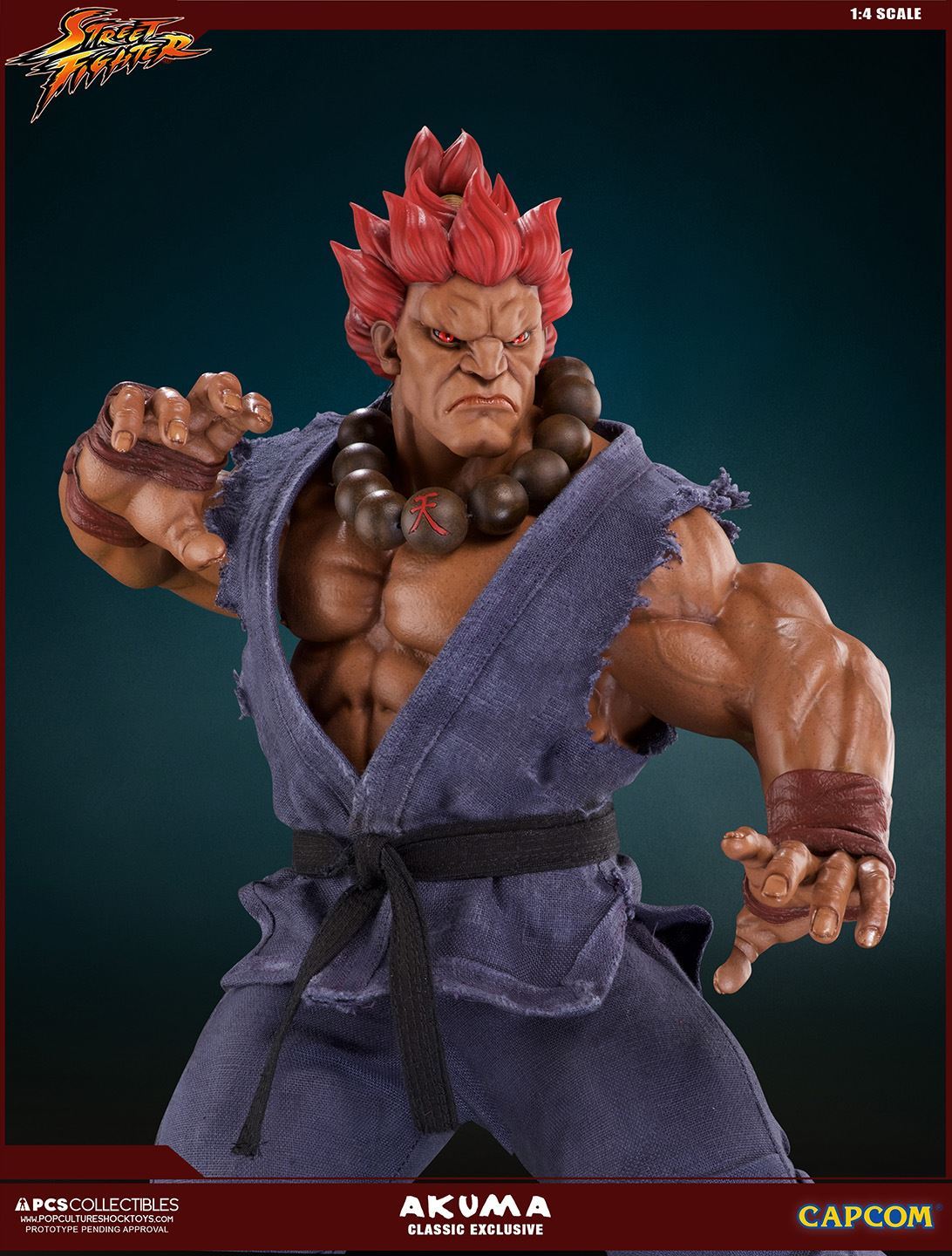 Street Fighter IV - Gouki - Mixed Media - 1/4 - PCS Exclusive, Classic EX (Premium Collectibles Studio) photo 5