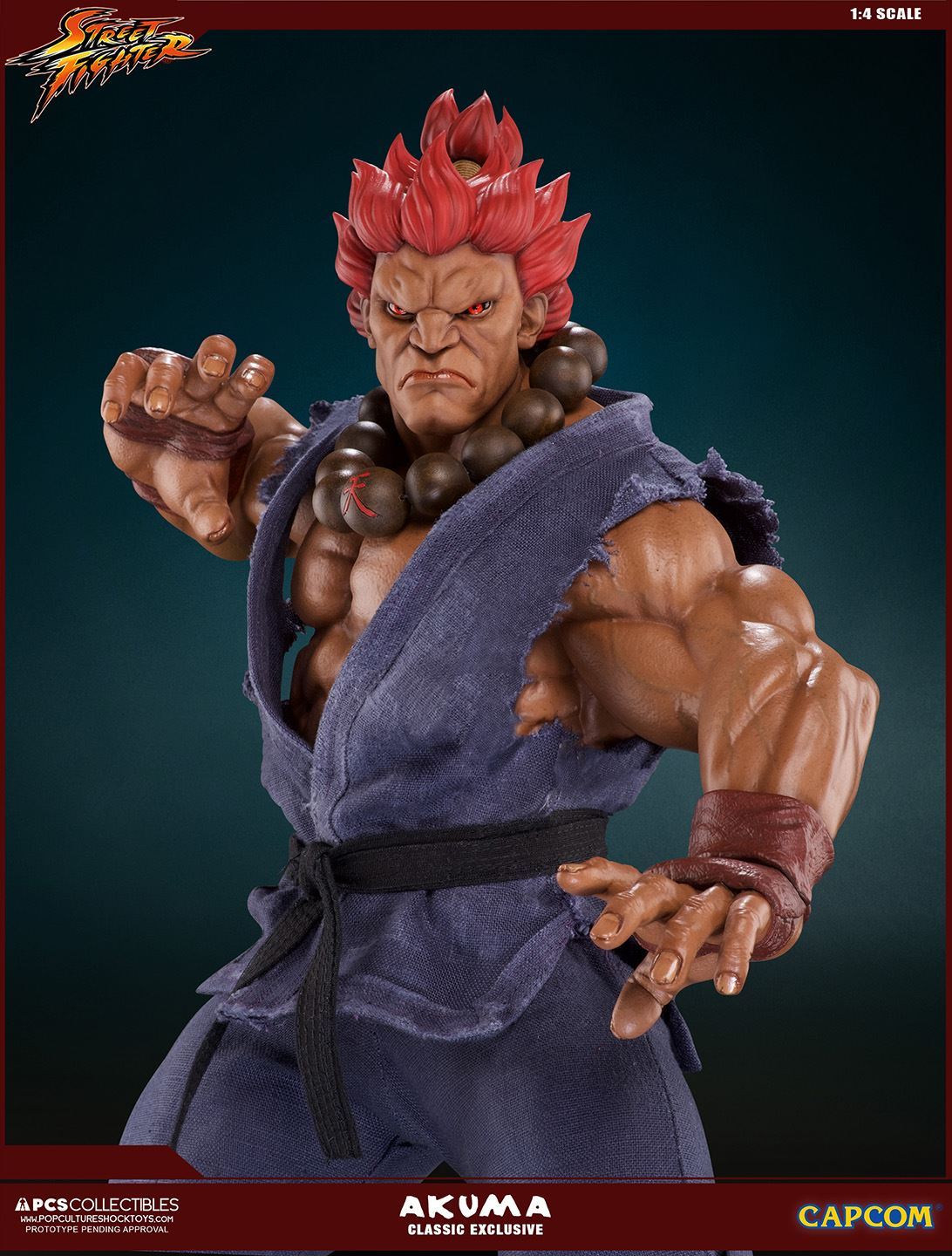 Street Fighter IV - Gouki - Mixed Media - 1/4 - PCS Exclusive, Classic EX (Premium Collectibles Studio) photo 6