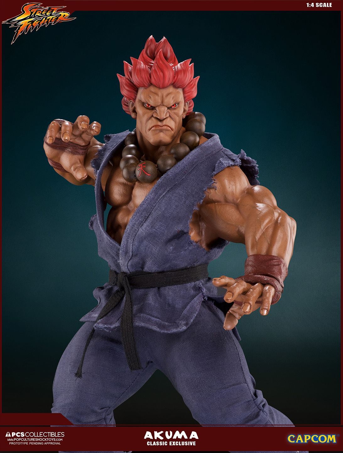 Street Fighter IV - Gouki - Mixed Media - 1/4 - PCS Exclusive, Classic EX (Premium Collectibles Studio) photo 9