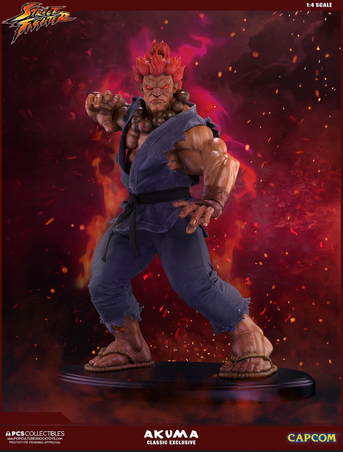 Street Fighter IV - Gouki - Mixed Media - 1/4 - PCS Exclusive, Classic EX (Premium Collectibles Studio) photo 23