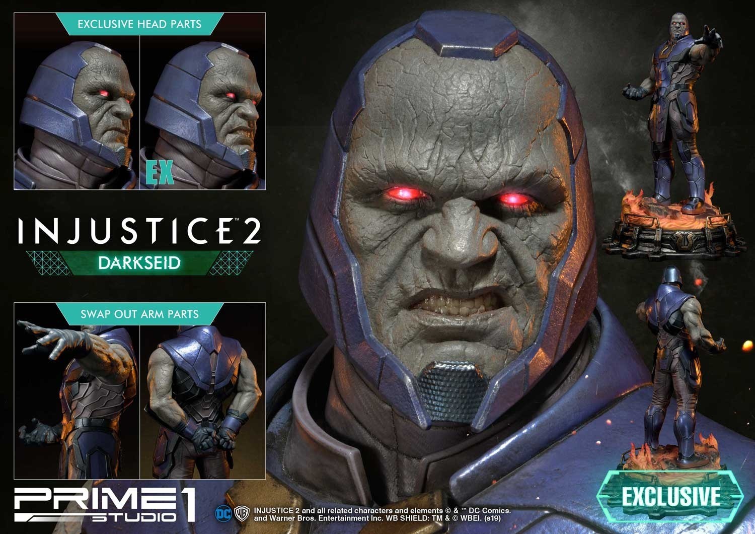 Injustice 2 - Darkseid - Premium Masterline  (PMDCIJ-05) - 1/4 (Prime 1 Studio) photo 19