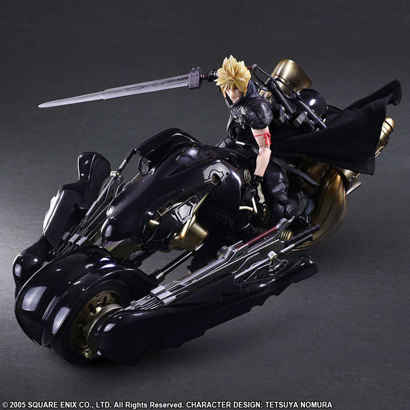 Final Fantasy VII: Advent Children - Cloud Strife - Play Arts Kai - & Fenrir (Square Enix)