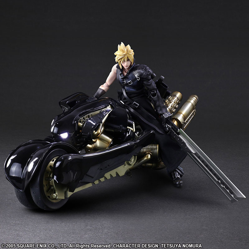 Final Fantasy VII: Advent Children - Cloud Strife - Play Arts Kai - & Fenrir (Square Enix)
