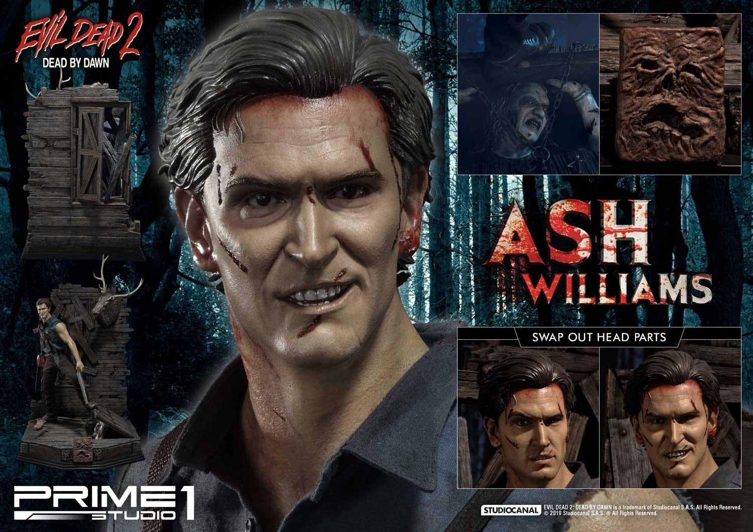 Evil Dead 2: Dead By Dawn - Ash Williams - Museum Masterline Series  (MMED2-01) - 1/3 (Prime 1 Studio) photo 11