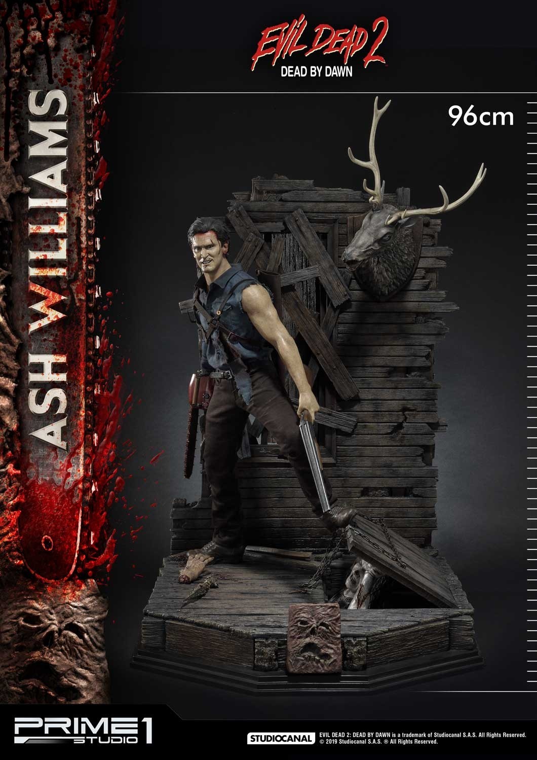 Evil Dead 2: Dead By Dawn - Ash Williams - Museum Masterline Series  (MMED2-01) - 1/3 (Prime 1 Studio) photo 16