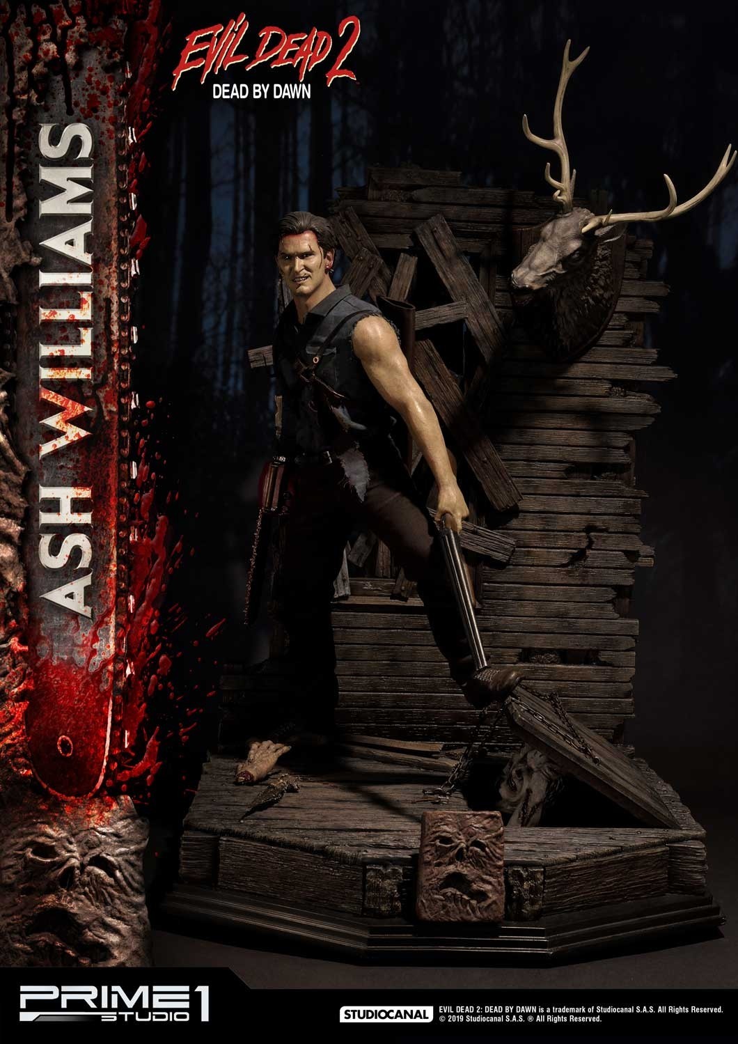 Evil Dead 2: Dead By Dawn - Ash Williams - Museum Masterline Series  (MMED2-01) - 1/3 (Prime 1 Studio) photo 47
