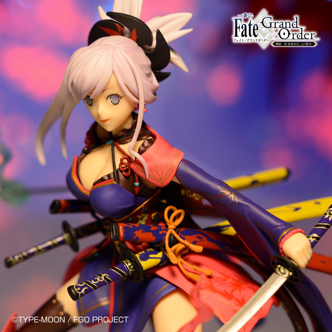 Fate/Grand Order - Miyamoto Musashi - Ichiban Kuji - Ichiban Kuji Fate/Grand Order Ken Todoroki Issen - Miyamoto Musashi, Koko ni Suizan! (Banpresto) photo 4