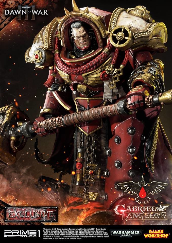 Warhammer 40,000: Dawn of War III - Gabriel Angelos - Premium Masterline  (PMWH40K-01) (Prime 1 Studio) photo 8