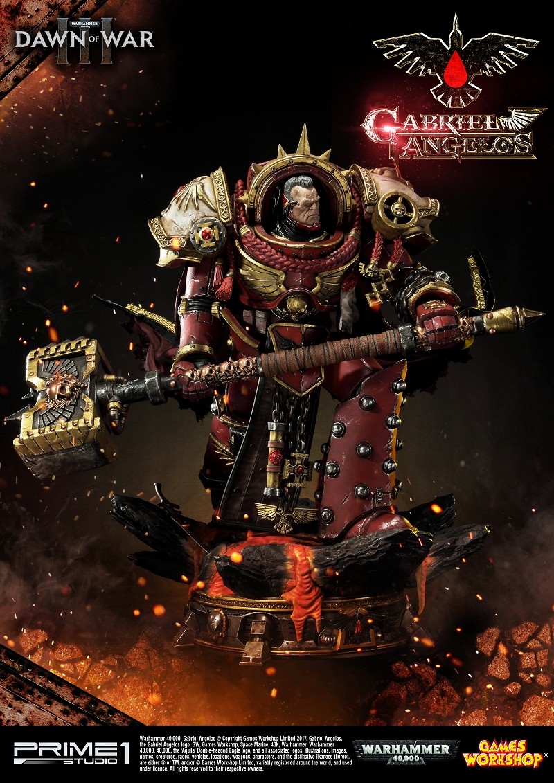 Warhammer 40,000: Dawn of War III - Gabriel Angelos - Premium Masterline  (PMWH40K-01) (Prime 1 Studio) photo 38