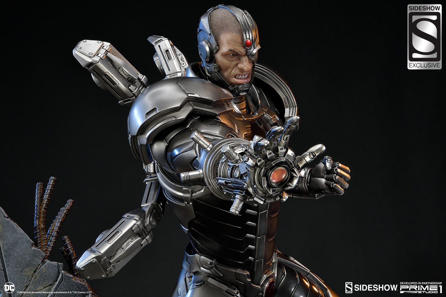 Justice League - Cyborg - Premium Masterline  (PMN52-05) - 1/4 - The New52! (Prime 1 Studio, Sideshow Collectibles) photo 3