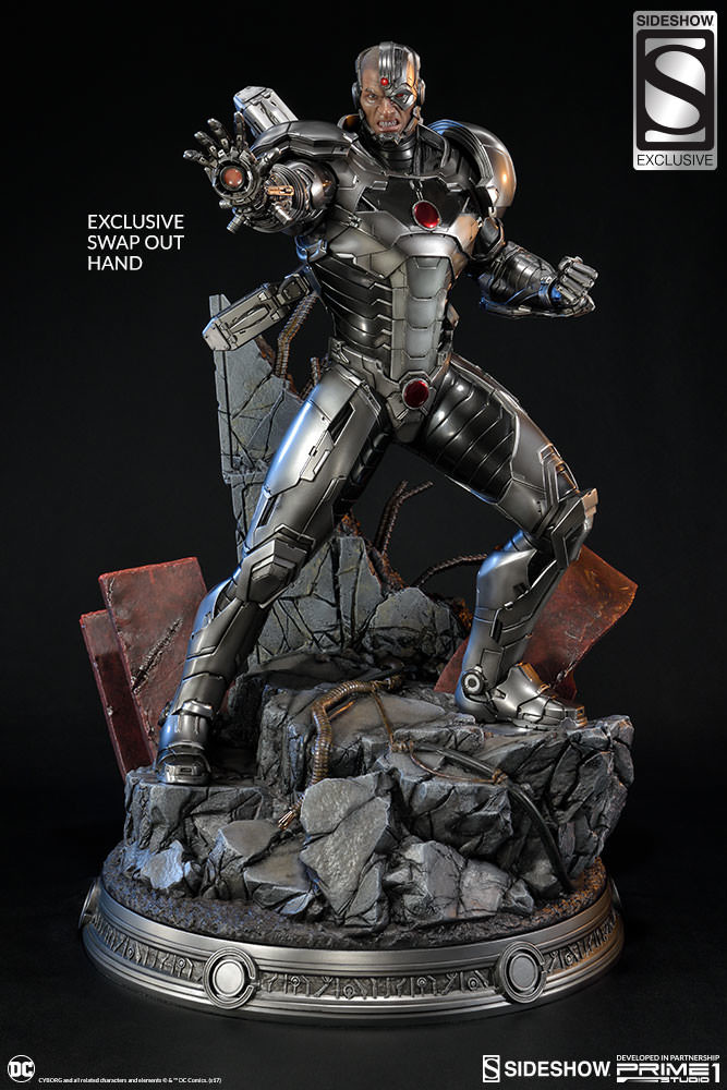 Justice League - Cyborg - Premium Masterline  (PMN52-05) - 1/4 - The New52! (Prime 1 Studio, Sideshow Collectibles) photo 4
