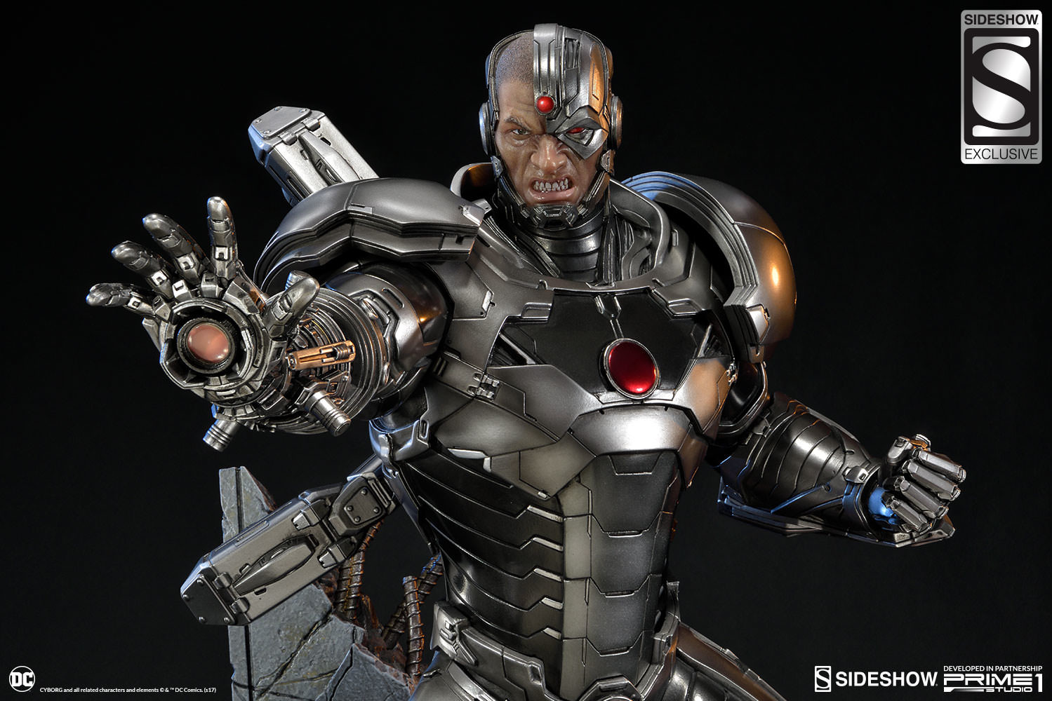 Justice League - Cyborg - Premium Masterline  (PMN52-05) - 1/4 - The New52! (Prime 1 Studio, Sideshow Collectibles) photo 5
