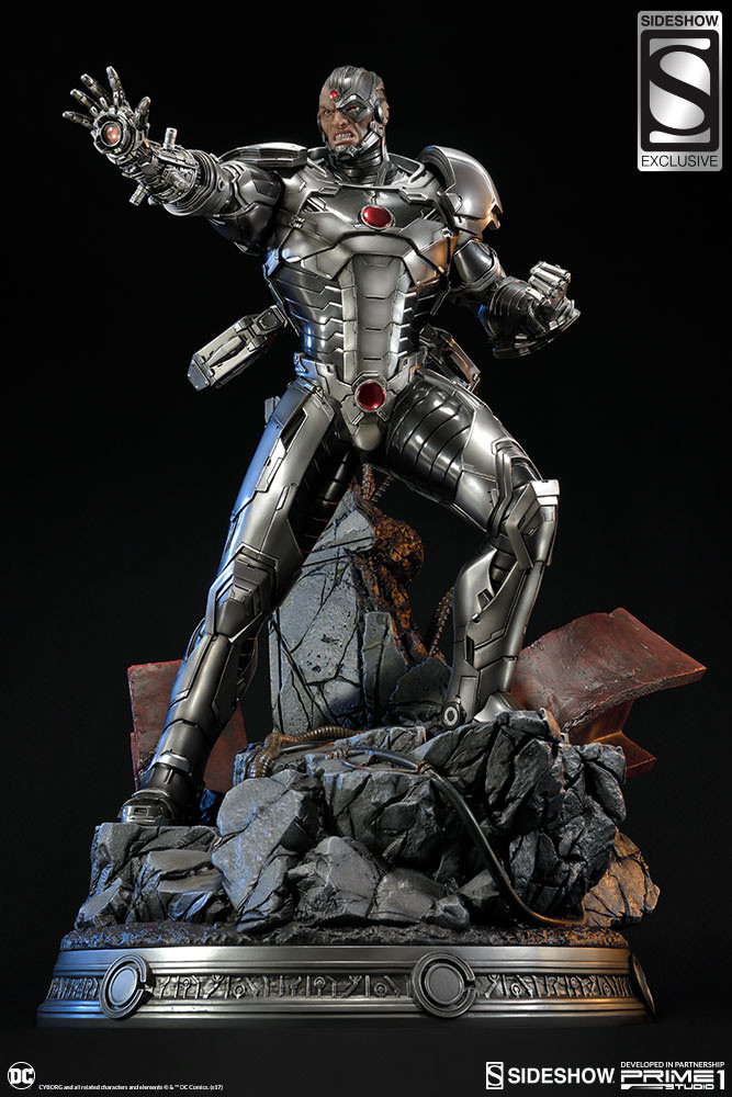 Justice League - Cyborg - Premium Masterline  (PMN52-05) - 1/4 - The New52! (Prime 1 Studio, Sideshow Collectibles) photo 6