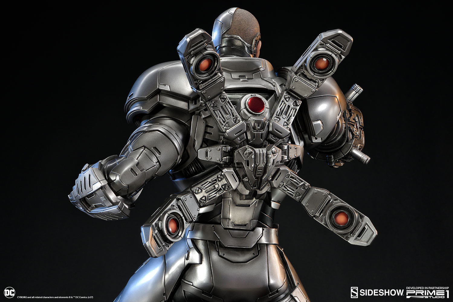 Justice League - Cyborg - Premium Masterline  (PMN52-05) - 1/4 - The New52! (Prime 1 Studio, Sideshow Collectibles) photo 7
