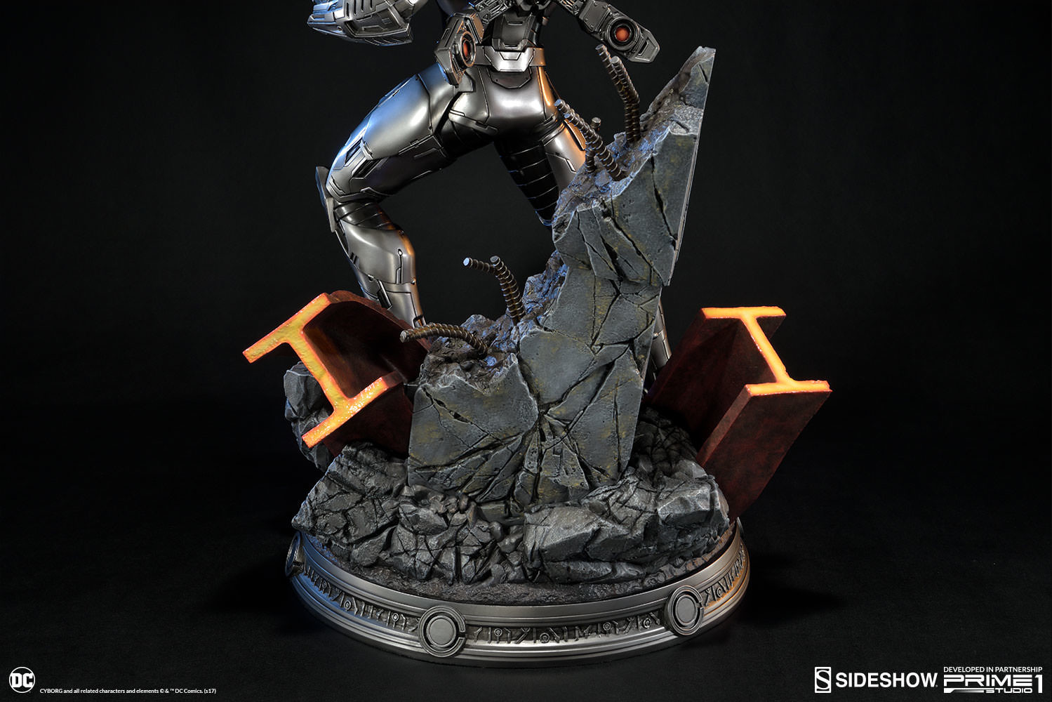 Justice League - Cyborg - Premium Masterline  (PMN52-05) - 1/4 - The New52! (Prime 1 Studio, Sideshow Collectibles) photo 8