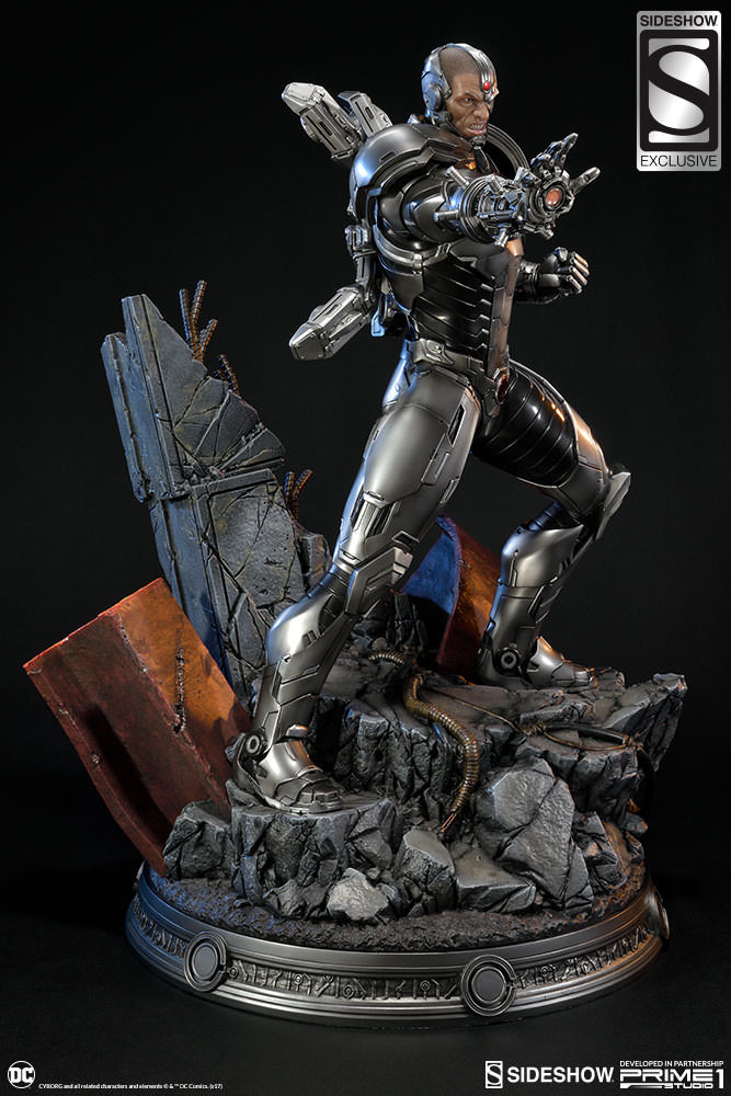 Justice League - Cyborg - Premium Masterline  (PMN52-05) - 1/4 - The New52! (Prime 1 Studio, Sideshow Collectibles) photo 9