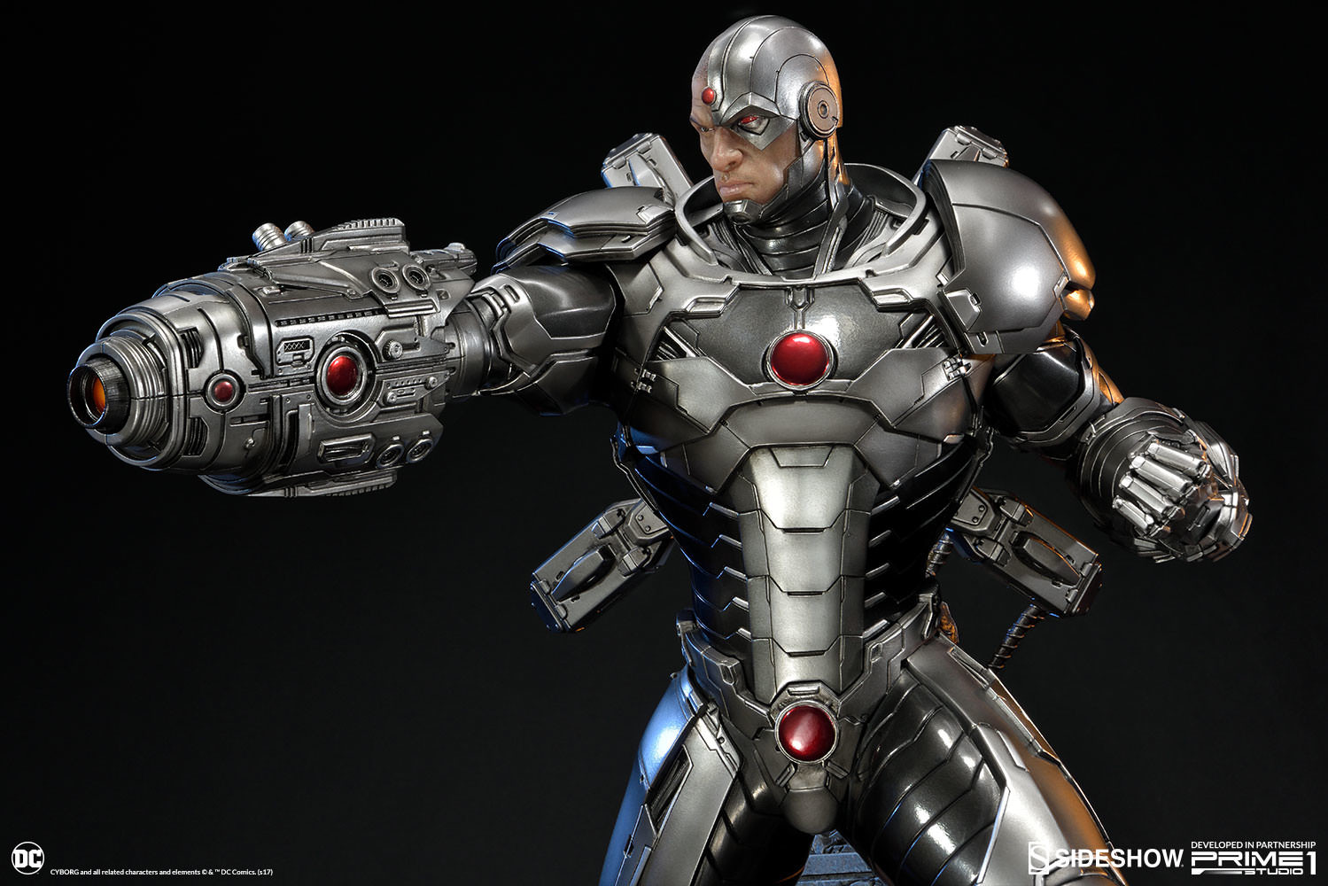 Justice League - Cyborg - Premium Masterline  (PMN52-05) - 1/4 - The New52! (Prime 1 Studio, Sideshow Collectibles) photo 12