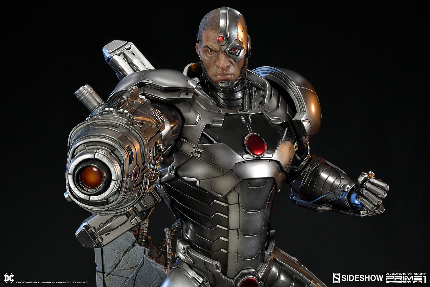 Justice League - Cyborg - Premium Masterline  (PMN52-05) - 1/4 - The New52! (Prime 1 Studio, Sideshow Collectibles) photo 13