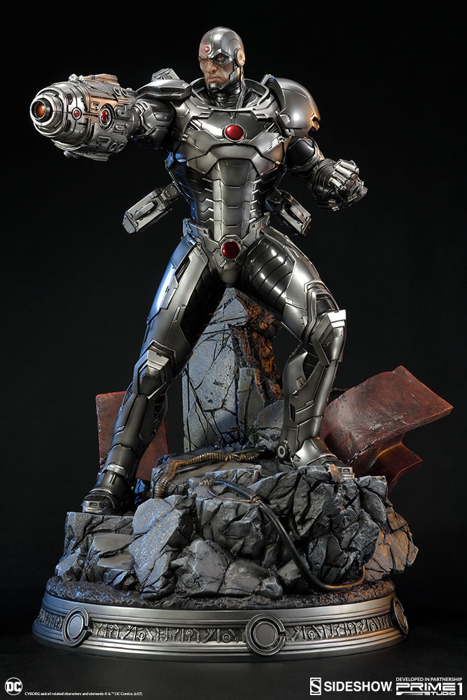 Justice League - Cyborg - Premium Masterline  (PMN52-05) - 1/4 - The New52! (Prime 1 Studio, Sideshow Collectibles) photo 14