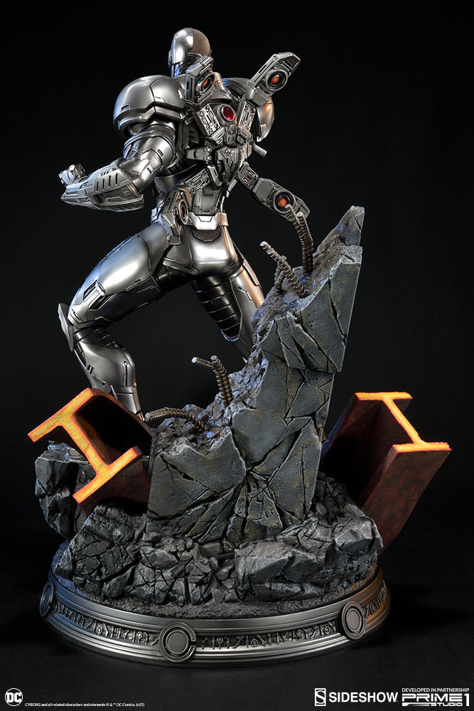 Justice League - Cyborg - Premium Masterline  (PMN52-05) - 1/4 - The New52! (Prime 1 Studio, Sideshow Collectibles) photo 16