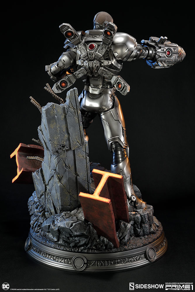 Justice League - Cyborg - Premium Masterline  (PMN52-05) - 1/4 - The New52! (Prime 1 Studio, Sideshow Collectibles) photo 17