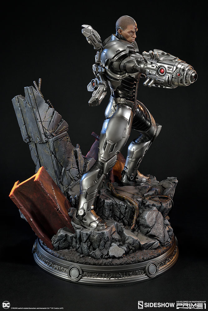 Justice League - Cyborg - Premium Masterline  (PMN52-05) - 1/4 - The New52! (Prime 1 Studio, Sideshow Collectibles) photo 18