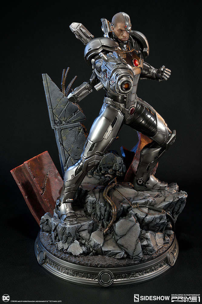 Justice League - Cyborg - Premium Masterline  (PMN52-05) - 1/4 - The New52! (Prime 1 Studio, Sideshow Collectibles) photo 19