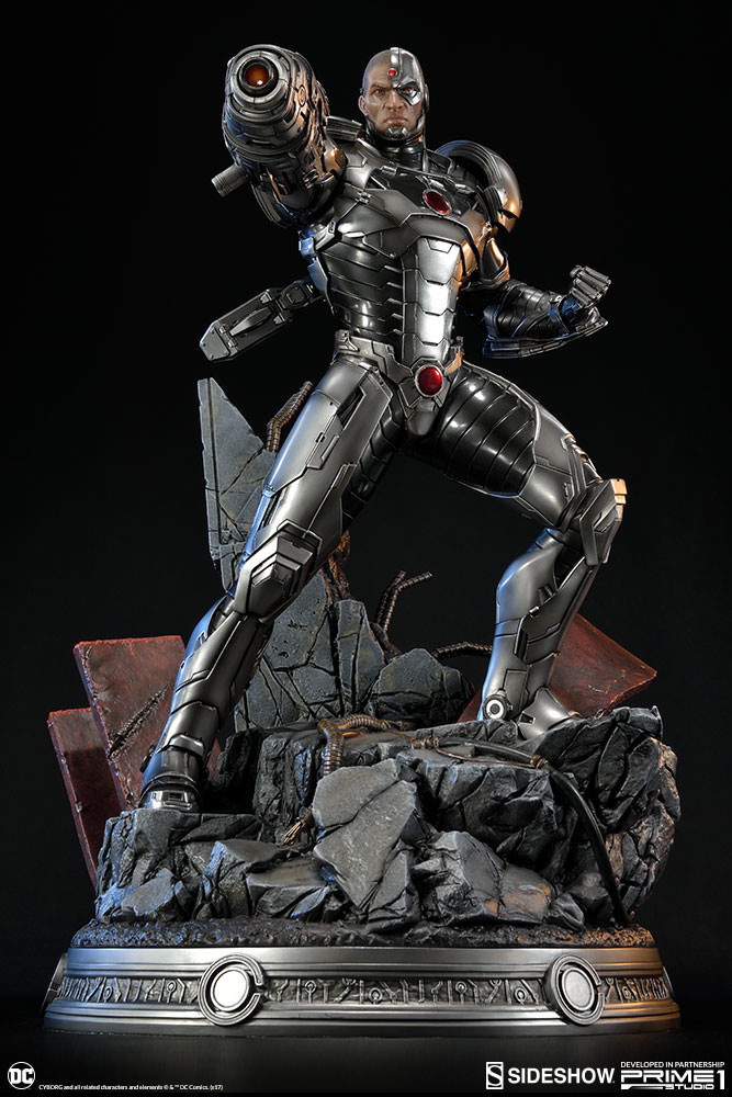 Justice League - Cyborg - Premium Masterline  (PMN52-05) - 1/4 - The New52! (Prime 1 Studio, Sideshow Collectibles) photo 20