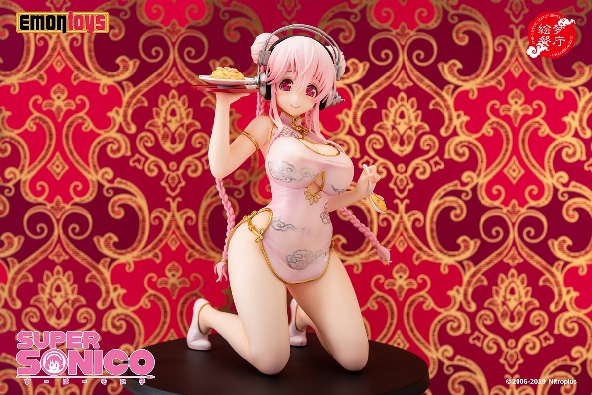 SoniComi (Super Sonico) - Sonico - China Dress Statue Series - 1/7 - China Dress Ver. (Emontoys) photo 3