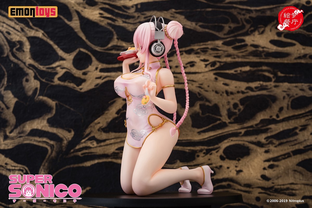 SoniComi (Super Sonico) - Sonico - China Dress Statue Series - 1/7 - China Dress Ver. (Emontoys) photo 4