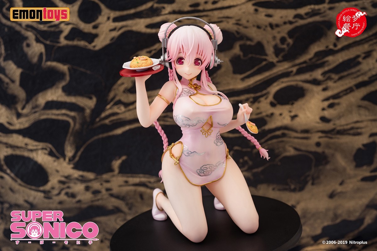 SoniComi (Super Sonico) - Sonico - China Dress Statue Series - 1/7 - China Dress Ver. (Emontoys) photo 5