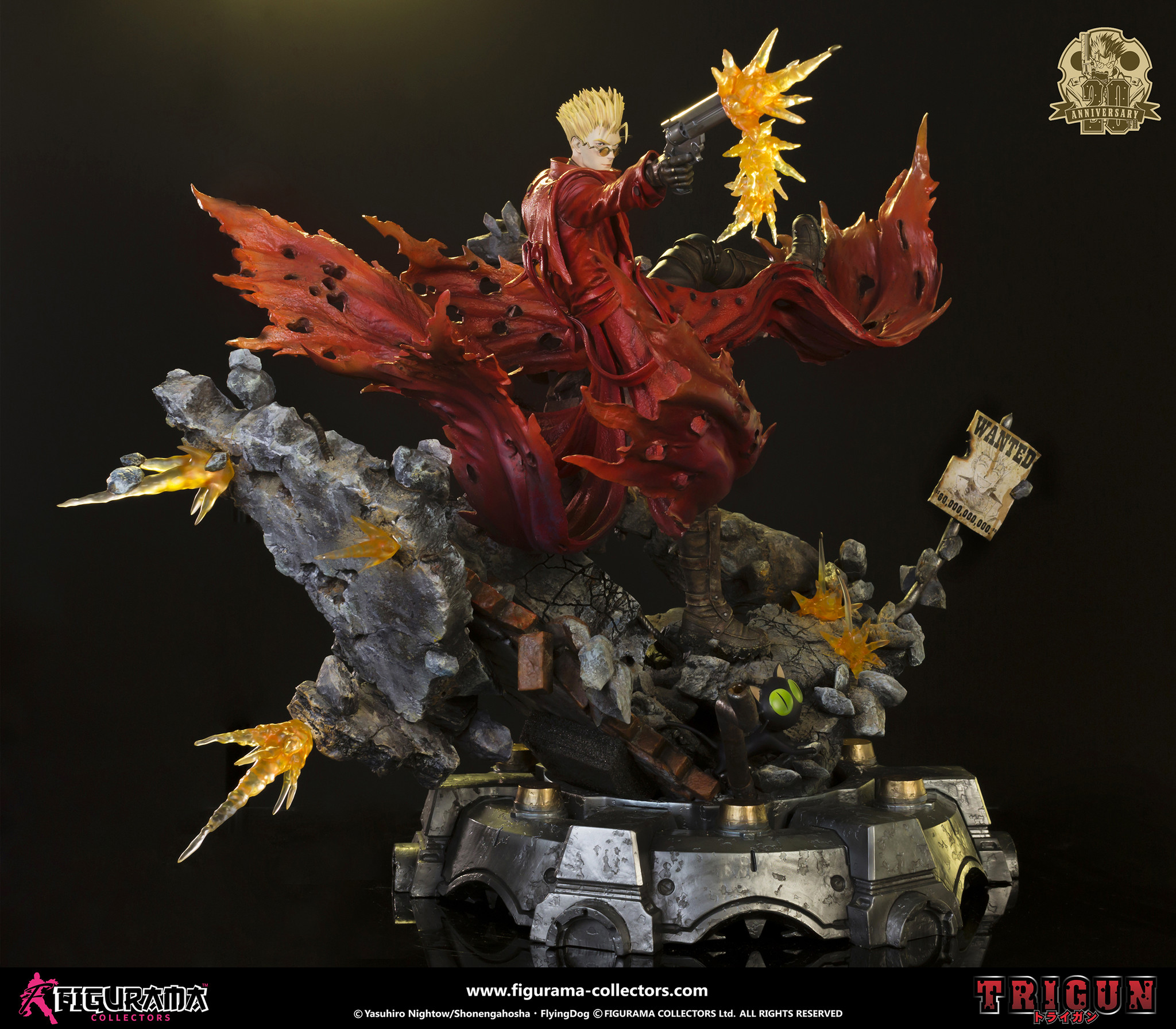 Trigun - Kuro-Neko - Vash the Stampede - Elite Exclusive Statue - 1/4 (Figurama Collectors) photo 5