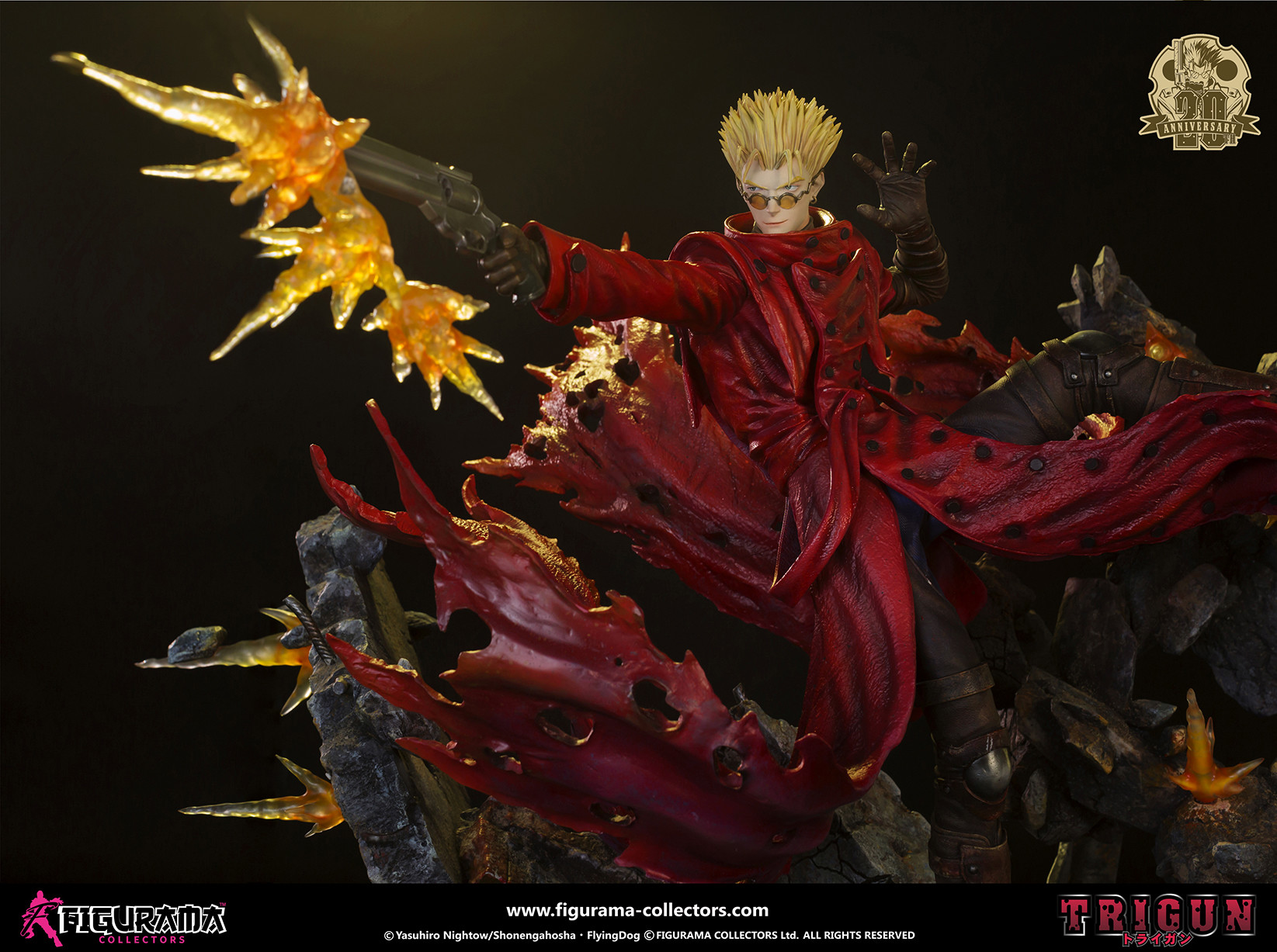 Trigun - Kuro-Neko - Vash the Stampede - Elite Exclusive Statue - 1/4 (Figurama Collectors) photo 6