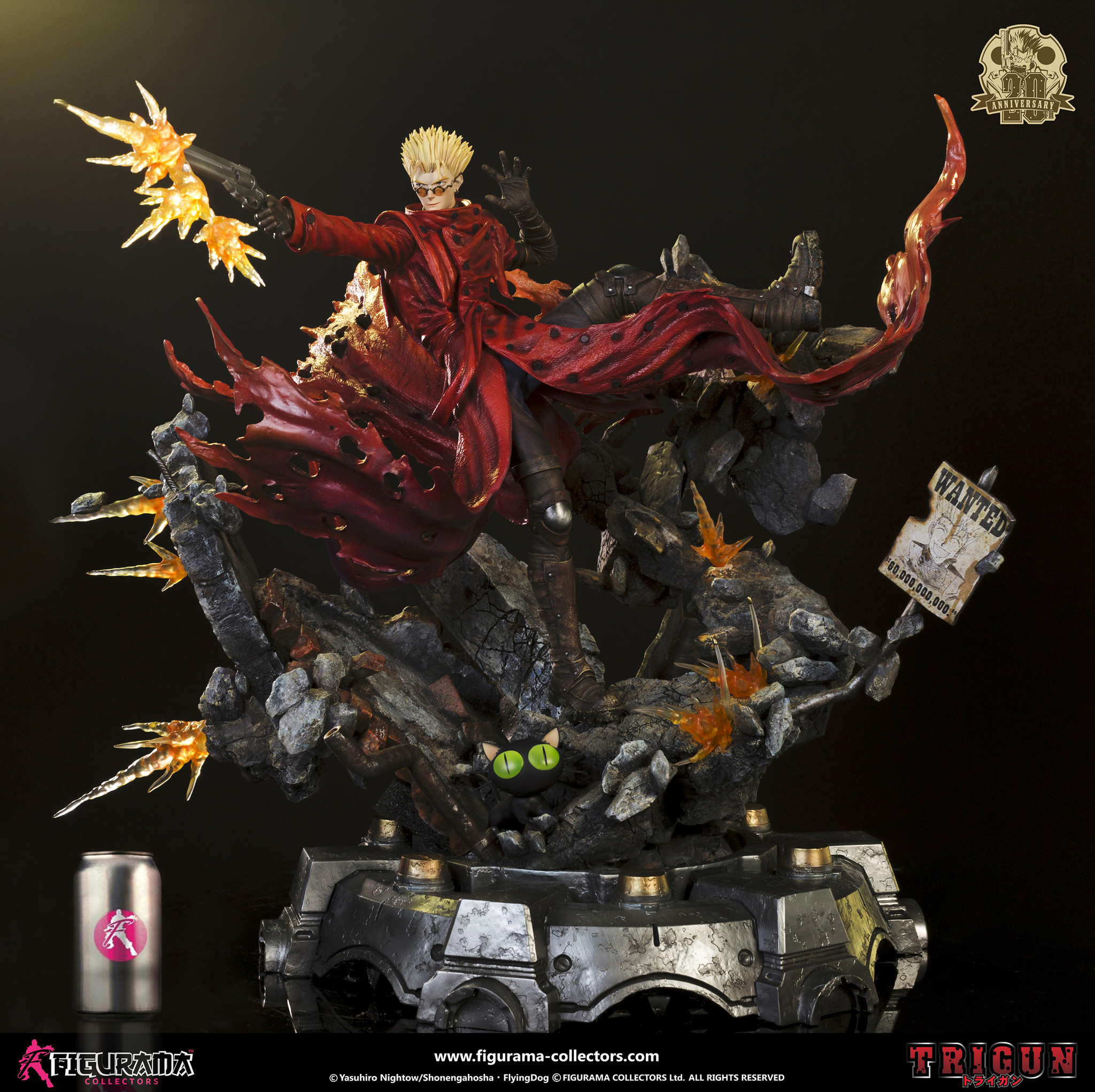 Trigun - Kuro-Neko - Vash the Stampede - Elite Exclusive Statue - 1/4 (Figurama Collectors) photo 8