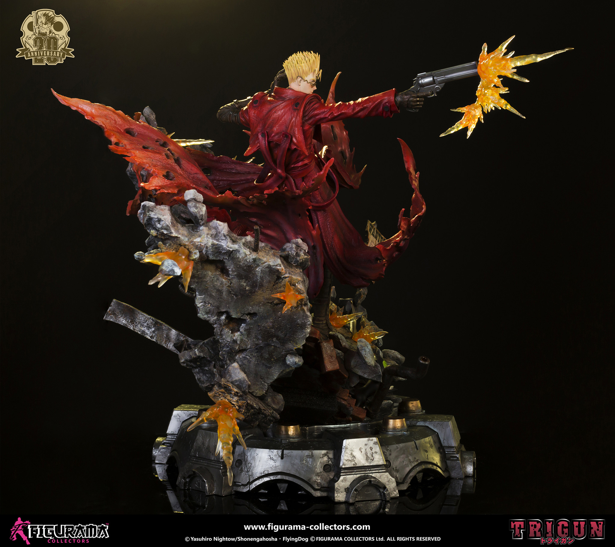 Trigun - Kuro-Neko - Vash the Stampede - Elite Exclusive Statue - 1/4 (Figurama Collectors) photo 9