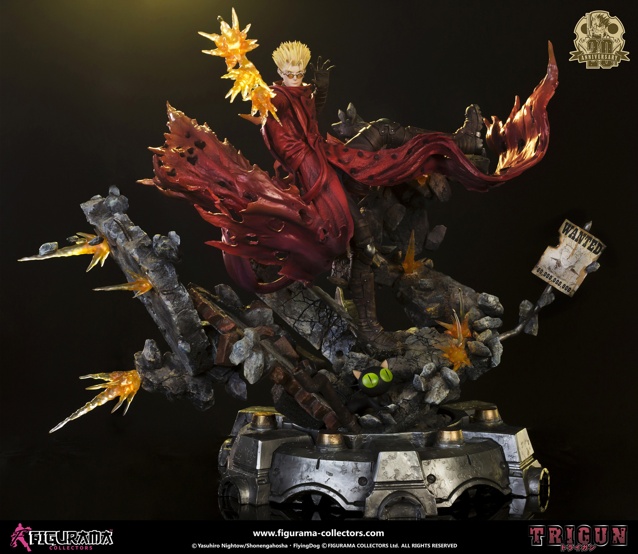 Trigun - Kuro-Neko - Vash the Stampede - Elite Exclusive Statue - 1/4 (Figurama Collectors) photo 10