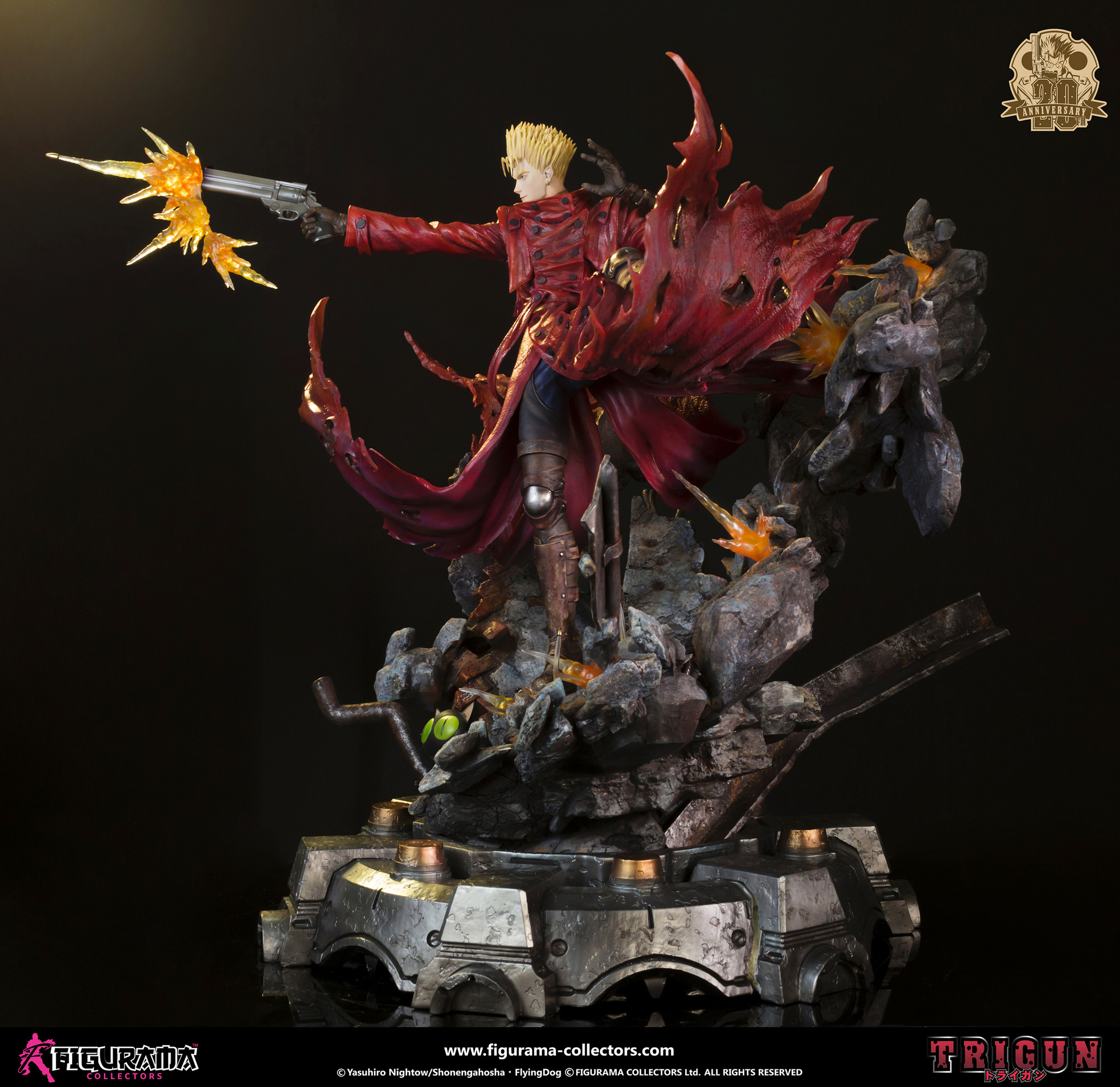 Trigun - Kuro-Neko - Vash the Stampede - Elite Exclusive Statue - 1/4 (Figurama Collectors) photo 7