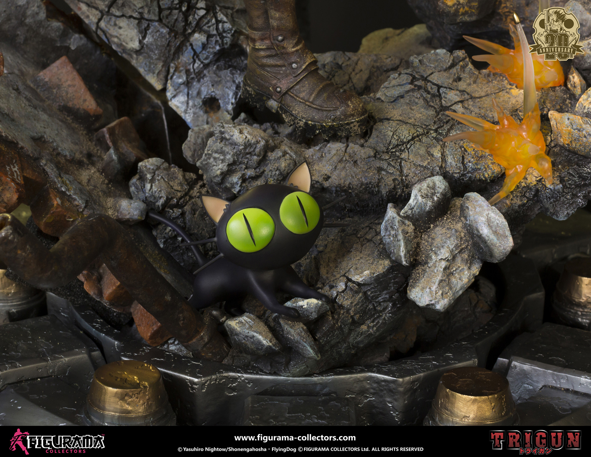 Trigun - Kuro-Neko - Vash the Stampede - Elite Exclusive Statue - 1/4 (Figurama Collectors) photo 13