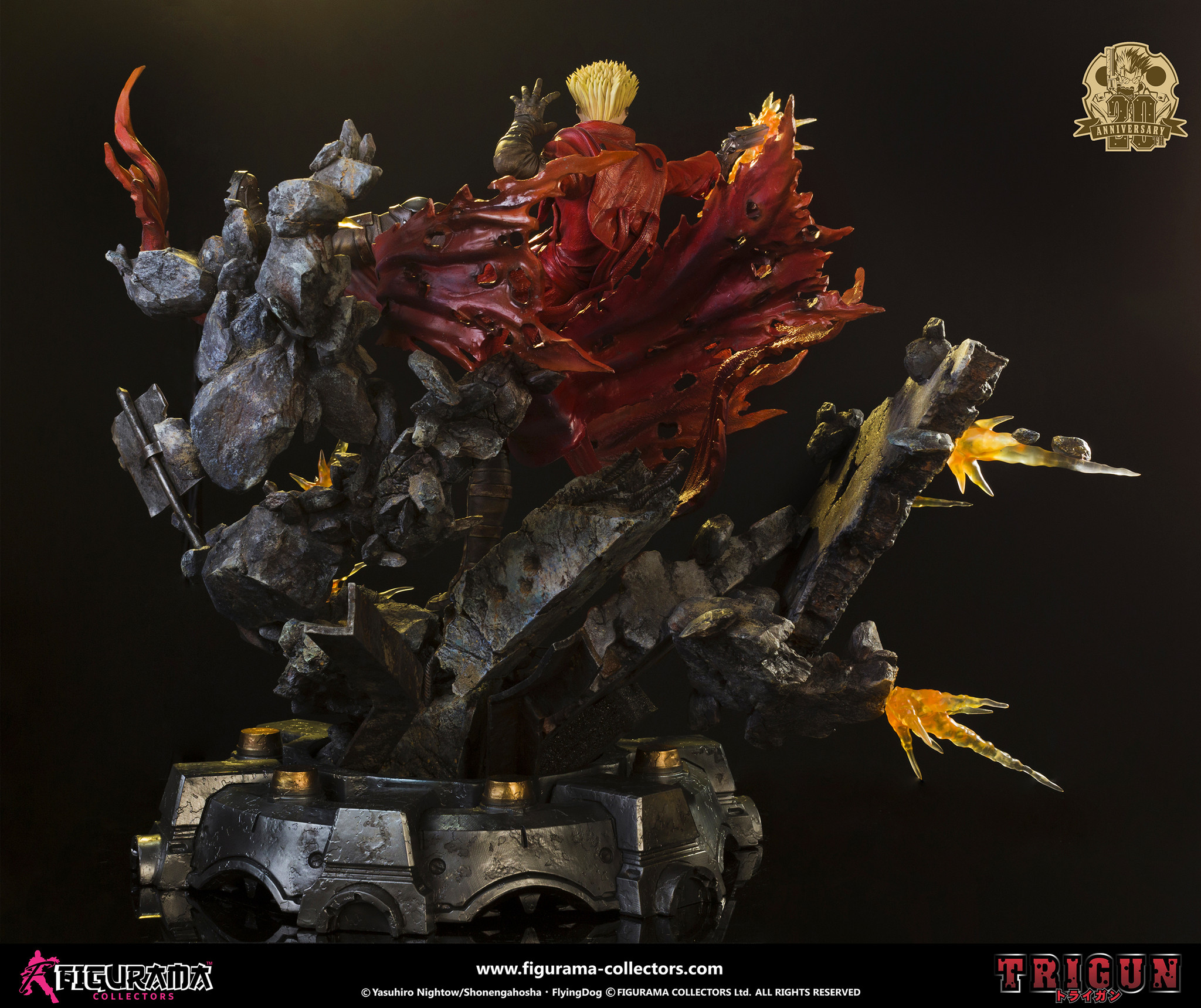 Trigun - Kuro-Neko - Vash the Stampede - Elite Exclusive Statue - 1/4 (Figurama Collectors) photo 16