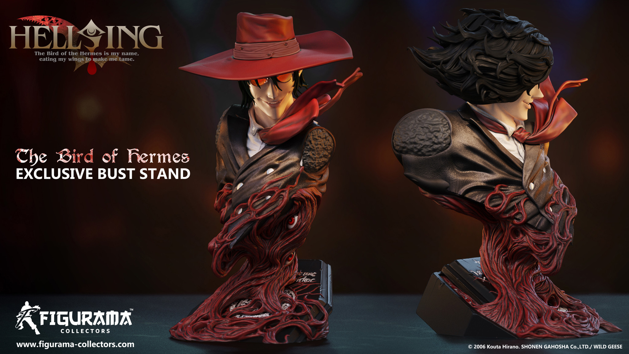 Hellsing - Alucard - Baskerville - Elite Exclusive Statue (Figurama Collectors) photo 4