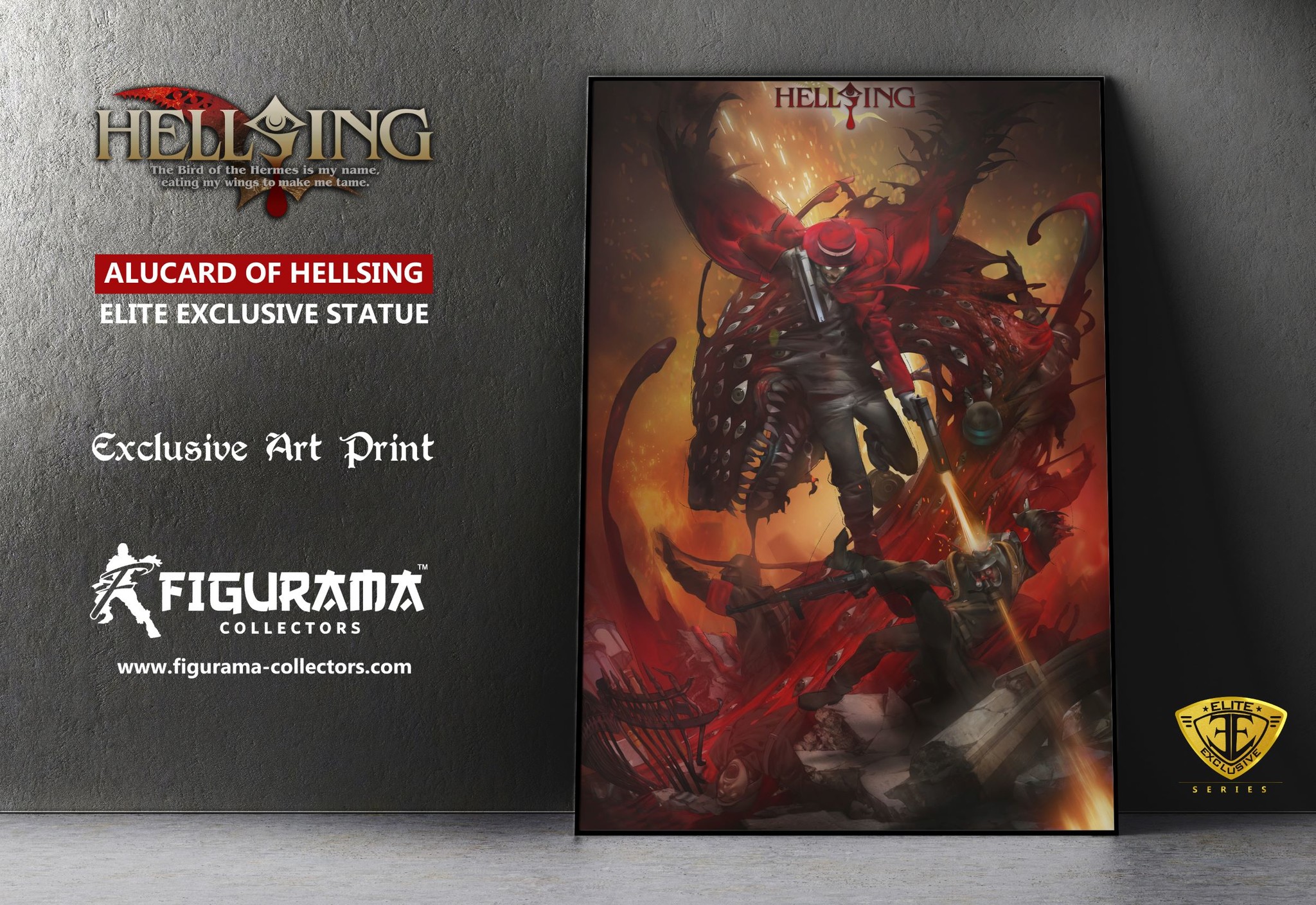 Hellsing - Alucard - Baskerville - Elite Exclusive Statue (Figurama Collectors) photo 5