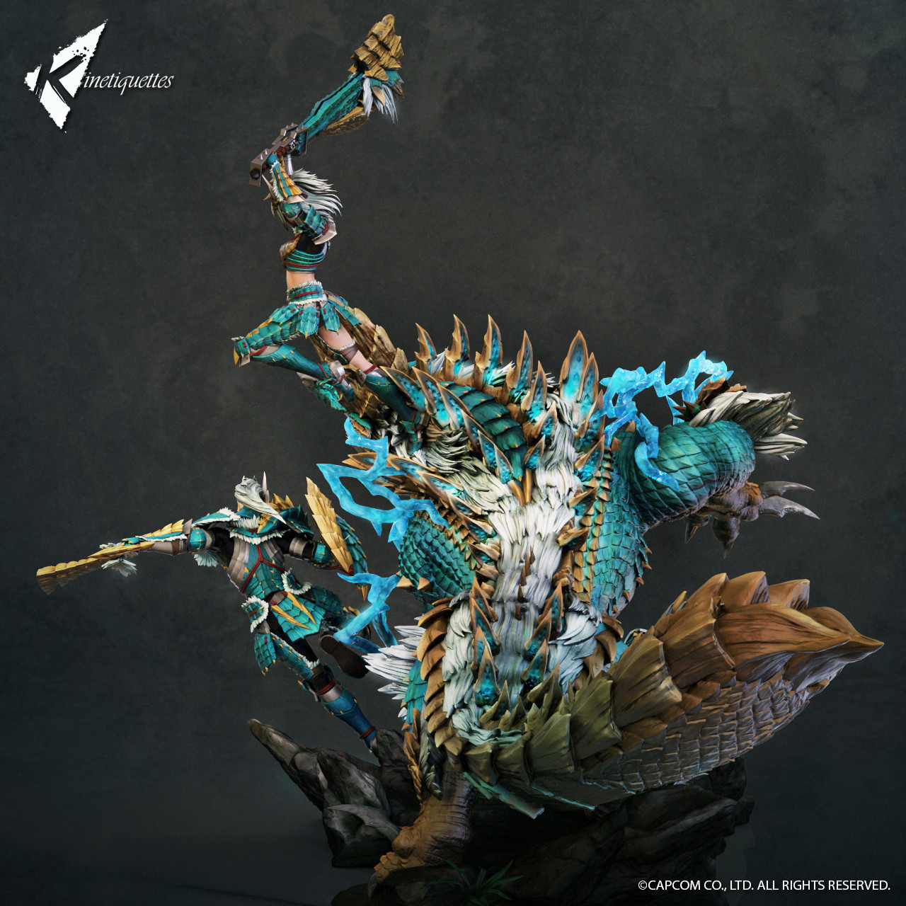 Monster Hunter - Zinogre - 1/10 (Kinetiquettes) photo 4