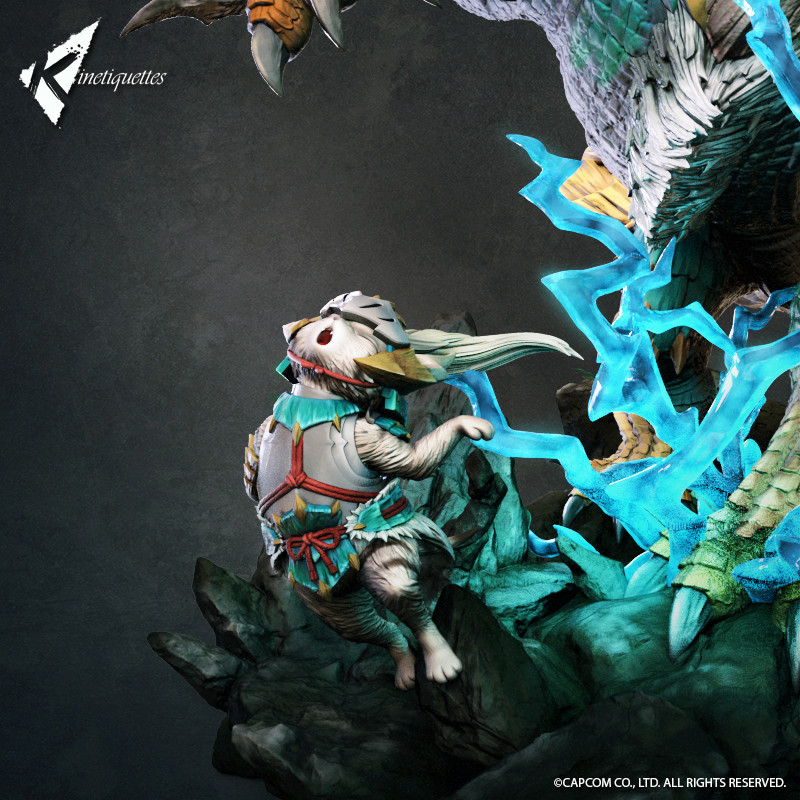 Monster Hunter - Zinogre - 1/10 (Kinetiquettes) photo 7