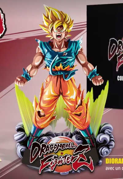 Dragon Ball FighterZ - Son Goku SSJ - Manga Dimensions - Super Master Stars Diorama (Bandai Namco Entertainment Inc., Banpresto)