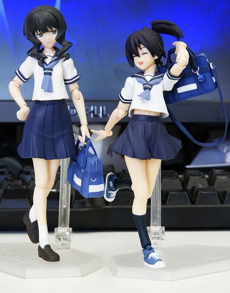 Black ★ Rock Shooter - Takanashi Yomi - Figma (#SP-034) - School Uniform Ver. (Max Factory) photo 3