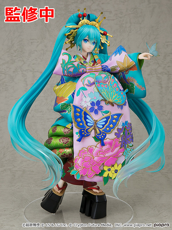Vocaloid - Hatsune Miku - 1/7 - Chokabuki Kuruwa Kotoba Awase Kagami Ver. (Good Smile Company) photo 8